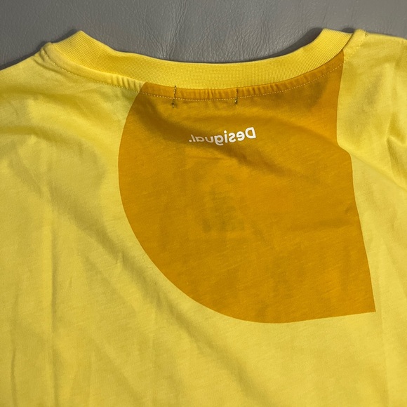 NWT - Desigual Adult Barcelona Monogram Short Sleeve T Shirt - Men L / Women XL - Picture 7 of 11